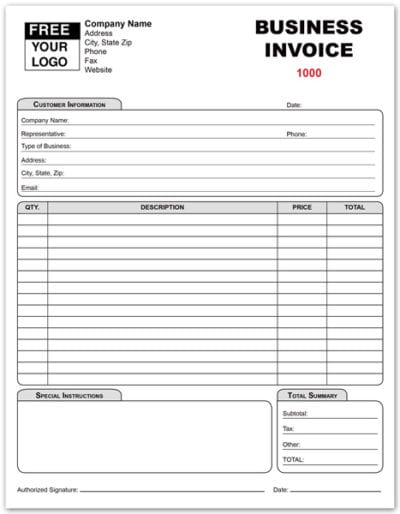 Business Invoices