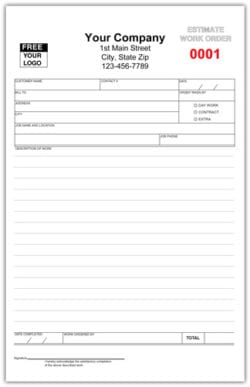 Appliance Repair Forms - PrintIt4Less