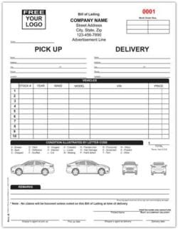 Automobile Transport Form