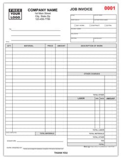 Custom Work Order Forms | Work Order Receipt | Work Order Template ...