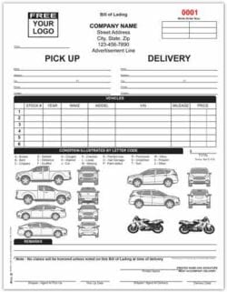 Custom Printed Trucking Forms : PrintIt4Less