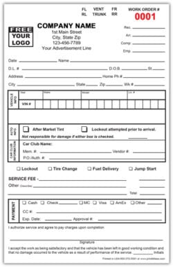 Standard Locksmith Forms