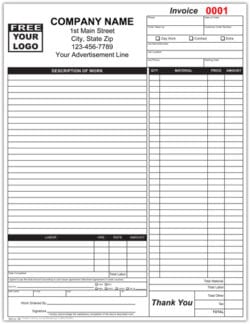 Sales Invoice Forms | Print It 4 Less