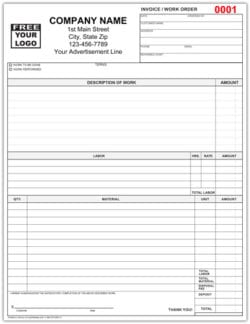 Invoice Work Order