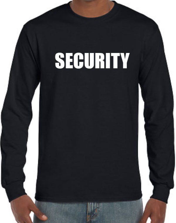 Security Standard T-Shirt Long Sleeve USA | PrintIT4Less