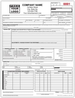 Plumbing Invoice Forms | Plumbing Receipt - Printit4Less