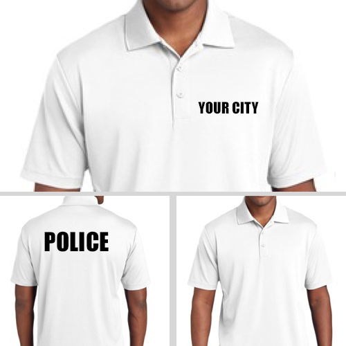 custom police polo shirts