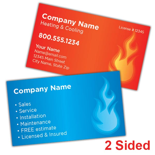 HVAC Technician Business Card Printit4Less com