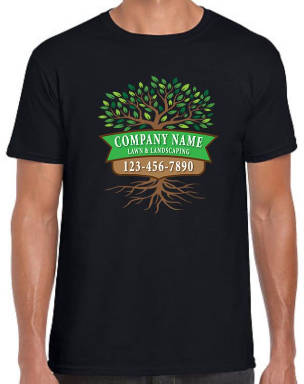 Tree & Lawn Work Shirt: Full Color Custom Shirts | Printit4Less.com