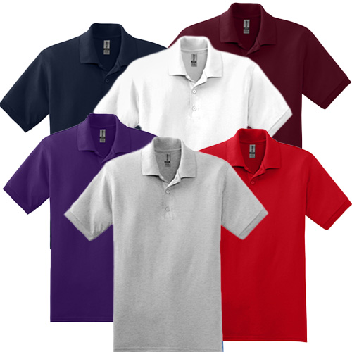 Gildan DryBlend Jersey Polo Shirts | Printit4less.com