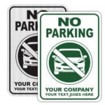 No Parking Lot Signs: Custom Printed Signs | Printit4Less.com