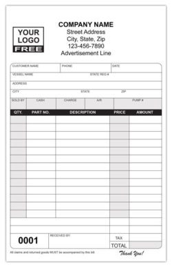 Custom invoice Forms Printing | Carbonless Business Invoice Forms ...