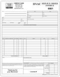 HVAC Service Invoices : PrintIt4Less