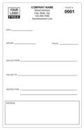 Custom Hauling Work Order Form - Simple | Printit4Less.com