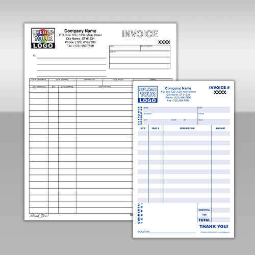 Carbon Copy Job Sheets - Personalized