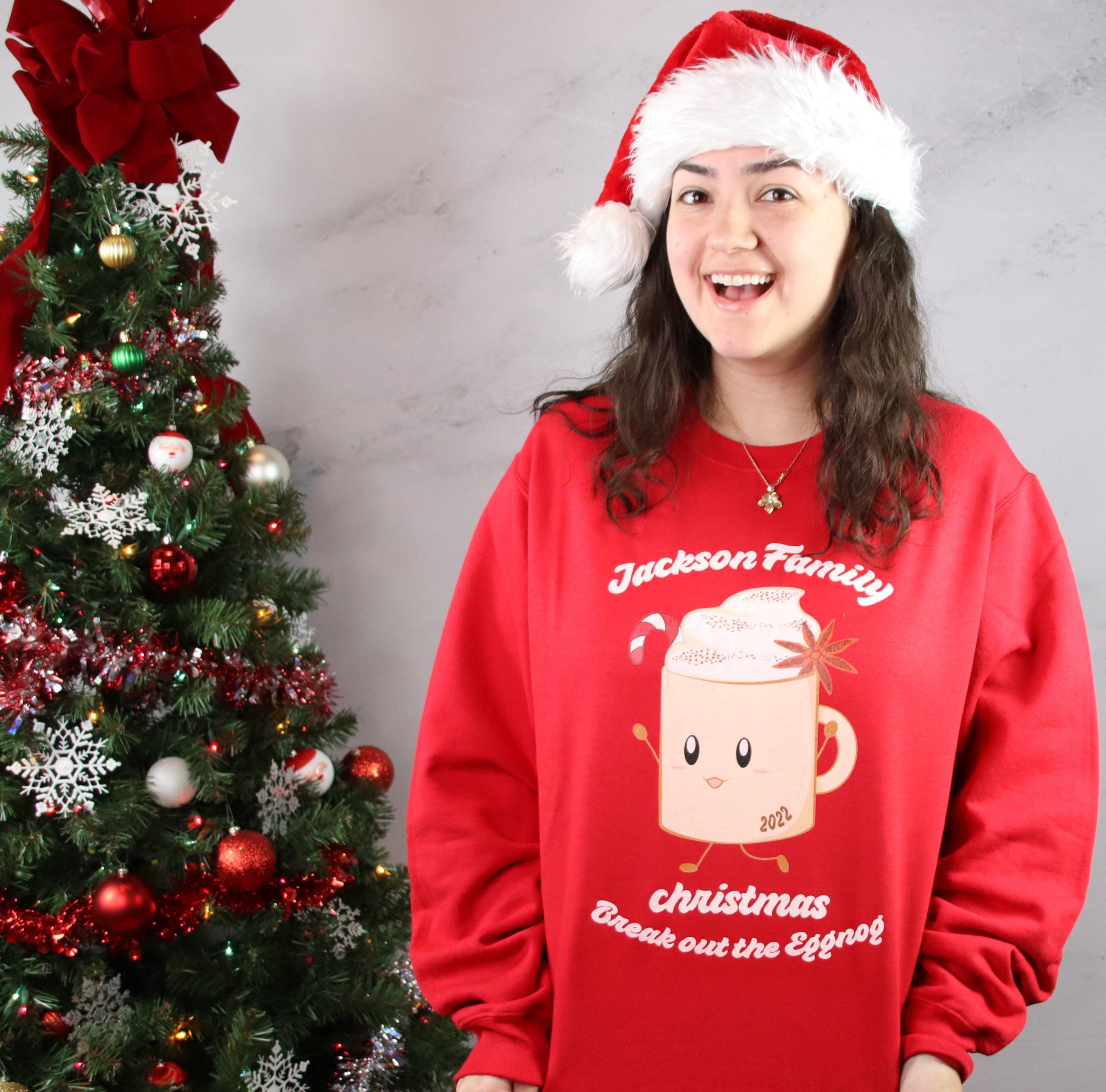 Eggnog Mug Family Holiday Shirts