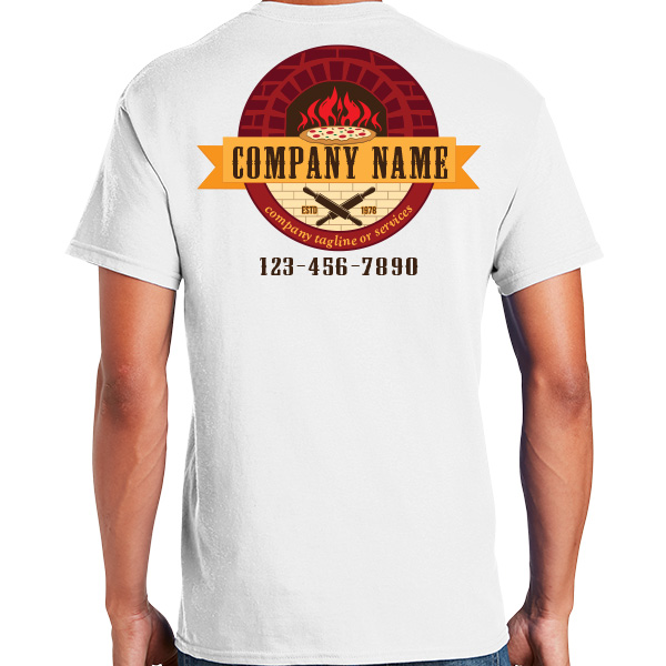 Personalized Brick Oven Pizzeria Shirts | Printit4Less.com