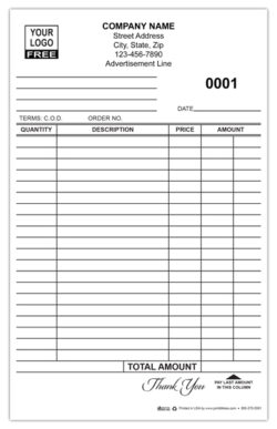 Sales Invoice Forms | Print It 4 Less