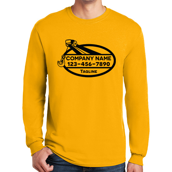 Long Sleeve Roadside Towing Company T-Shirts