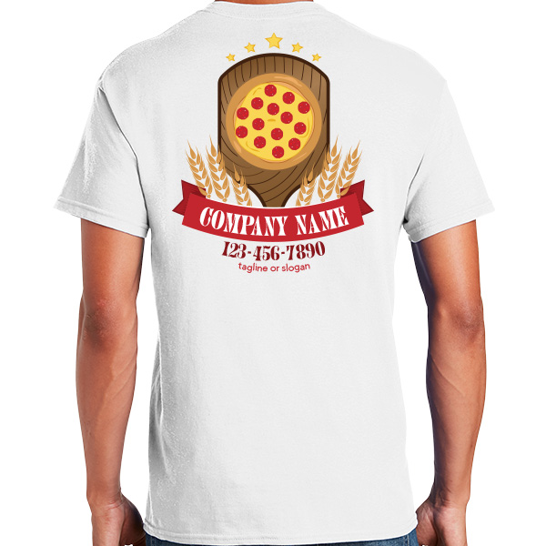 Personalized Pizzeria Restaurant Waiter Shirts