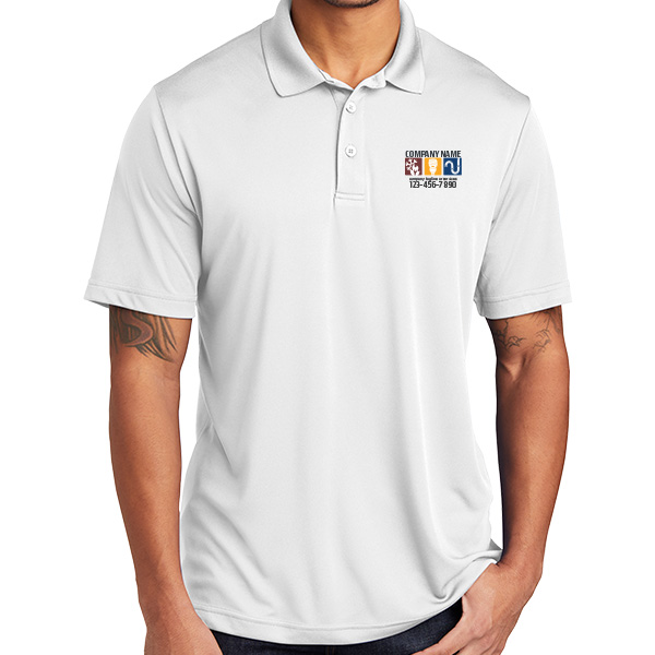 Polyester Heating, Plumbing & Electrical Contractor Shirts Polos