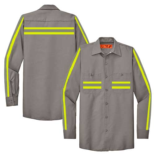 Red Kap Enhanced Visibility Long Sleeve Shirts