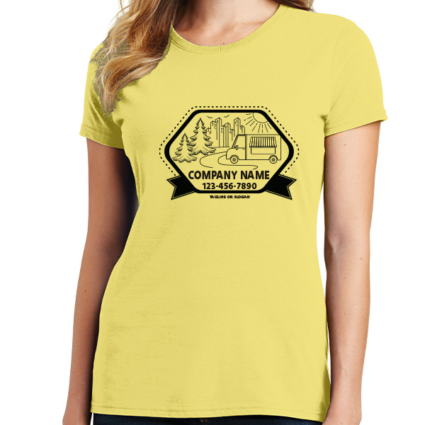 Ladies City Food Truck T-Shirt