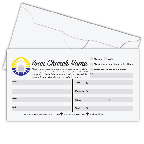 Church Offering Envelope