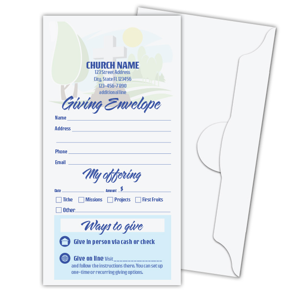 Church Envelopes for Giving