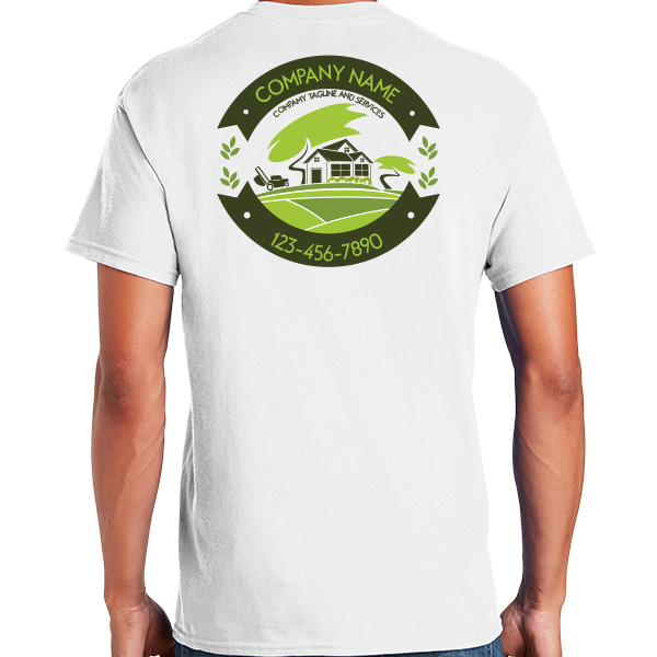 Personalized Landscaping Work Shirt Design