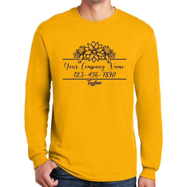 Long Sleeve Florist T-Shirts