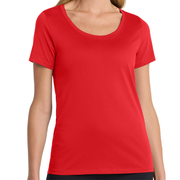 Nike Women's Dri-FIT Cotton/Poly Scoop Neck T-Shirt